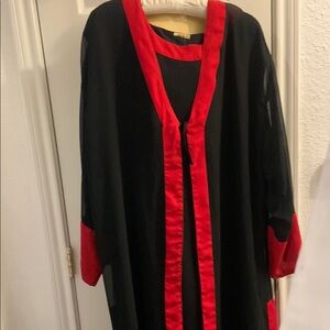 Heritage Black and Red Maxi Dress